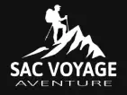 logo noir et banc de la boutique sac voyage aventure 