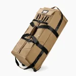 Grand sac de voyage avec roulettes, pliable, pratique khaki Grand sac de voyage avec roulettes, pliable, pratique khaki
