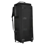 Grand sac de voyage avec roulettes, pliable, pratique noir Grand sac de voyage avec roulettes, pliable, pratique noir