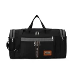 Grand sac de voyage sport, pratique et polyvalent noir Grand sac de voyage sport, pratique et polyvalent noir