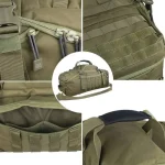 Grand sac de voyage style armée résistant à l'eau détails Grand sac de voyage style armée résistant à l'eau détails