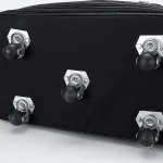Grand sac de voyage sur roulettes, pliable detail roulettes Grand sac de voyage sur roulettes, pliable detail des roulettes