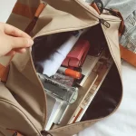 Grand sac de voyage tissu unisexe, polyvalent intereur