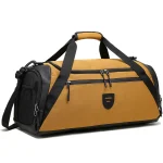 Sac de sport avec compartiment chaussures fitness ou aventure khaki Sac de sport avec compartiment chaussures fitness ou aventure khaki