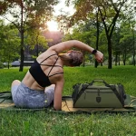 Sac de sport avec compartiment chaussures fitness ou yoga Sac de sport avec compartiment chaussures fitness ou yoga