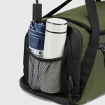 Sac de sport avec compartiment chaussures fitness poche latérale Sac de sport avec compartiment chaussures fitness poche latérale