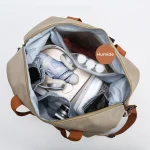 Sac de sport avec rangement chaussures étanche intérieur plein Sac de sport avec rangement chaussures étanche intérieur plein