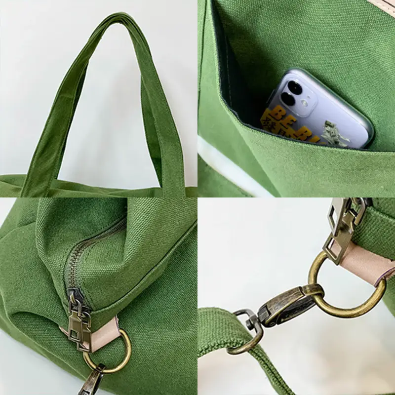 Sac de sport en toile unisexe étanche détails