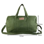 Sac de sport en toile unisexe étanche dimensions Sac de sport en toile unisexe étanche avec les dimensions du sac