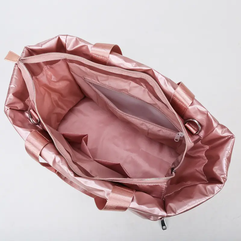 Sac de sport fitness femme pour yoga et fitness vue interieur