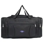 Sac de sport pliable grande capacité étanche noir Sac de sport pliable grande capacité étanche noir
