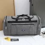 Sac de sport pliable grande capacité étanche sur tissu blanc Sac de sport pliable grande capacité étanche sur tissu blanc