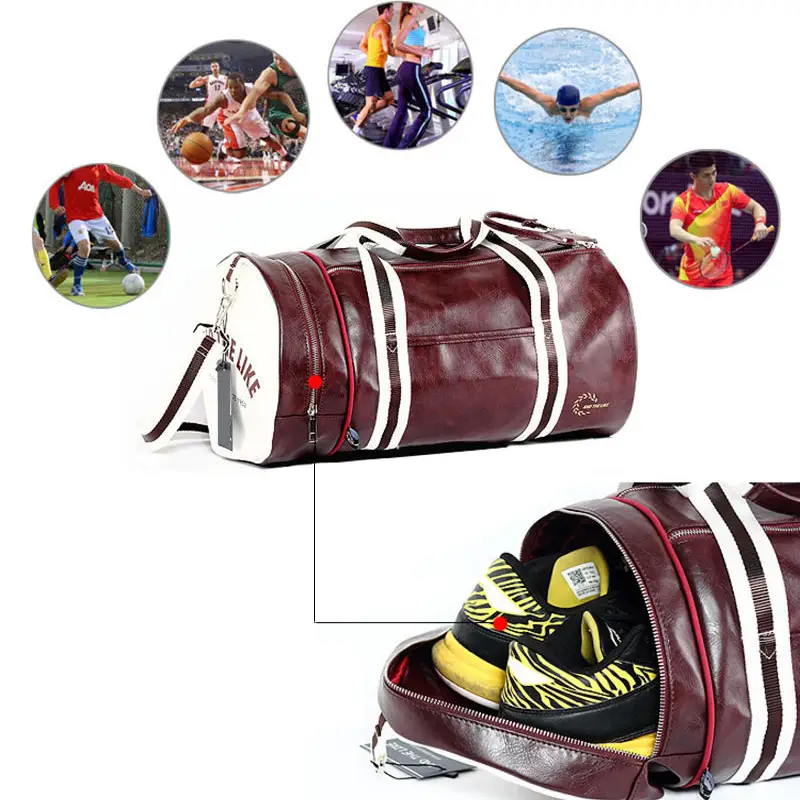 Sac de sport vintage imperméable fitness et sport