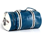 Sac de sport vintage imperméable pour fitness bleu Sac de sport vintage imperméable pour fitness bleu