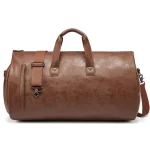 Sac de voyage cabine 50cm pliable pour week-end marron Sac de voyage cabine 50cm pliable pour week-end marron