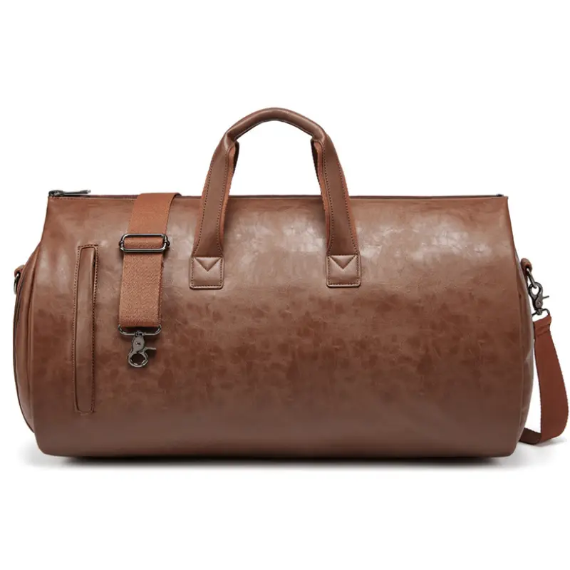 Sac de voyage cabine 50cm pliable pour week-end marron