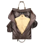 Sac de voyage cabine en cuir véritable détails