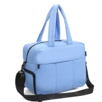 Sac de voyage cabine pour femmes matelassé bleu Sac de voyage cabine pour femmes matelassé bleu