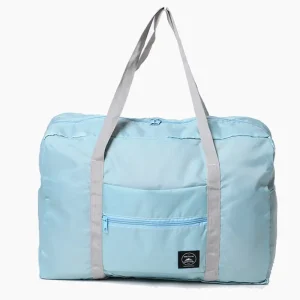 Sac de voyage pliable 20l idéal pour aventures bleu clair