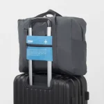 Sac de voyage pliable en nylon étanche sur valise Sac de voyage pliable en nylon étanche sur valise