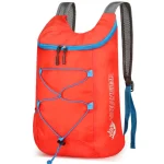 Sac de voyage pliable ultra léger résistant à l'eau rouge Sac de voyage pliable ultra léger résistant à l'eau rouge