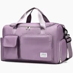 Sac de voyage pour femme avec compartiment chaussures violet Sac de voyage pour femme avec compartiment chaussures violet