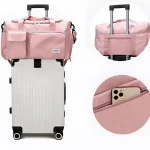 Sac de voyage pour femme avec compartiment sur valise Sac de voyage pour femme avec compartiment sur valise