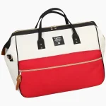 Sac de voyage pour femme en tissu style business rouge