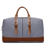 Sac de voyage pour femme en toile grand modèle verso