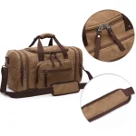 Sac de voyage pour homme cabine en toile détails