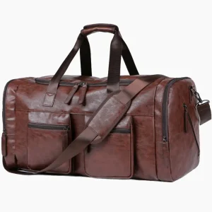 Sac de voyage pour homme élégant pour affaires vacances marron