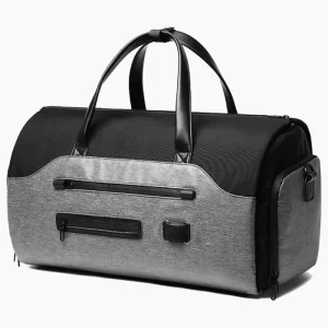 Sac de voyage pour homme imperméable style sophistiqué gris