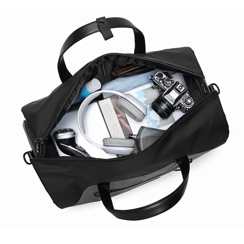 Sac de voyage pour homme imperméable style sophistiqué interieur
