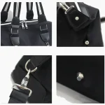 Sac de voyage pour homme noir style pratique détail Sac de voyage pour homme noir style pratique détail