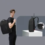 Bagage cabine sac à dos imperméable avec roulettes double utilisation