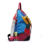 Petit sac à dos cuir femme multicolore original profil Petit sac à dos cuir femme multicolore original profil