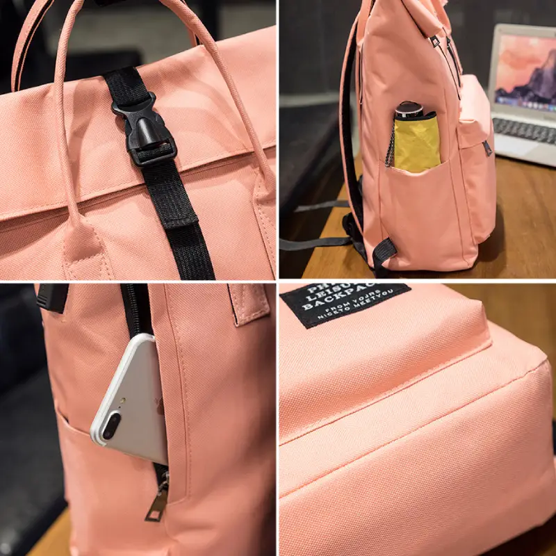Petit sac à dos femme multifonctionnel avec chargeur USB détails