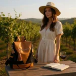 Petit sac à dos tendance anti-vol pour femme orange et noir femme nature Petit sac à dos tendance anti-vol pour femme orange et noir femme nature