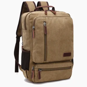 Sac à dos 15L en toile polyvalent et pratique kaki