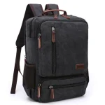 Sac à dos 15L en toile polyvalent et pratique noir Sac à dos 15L en toile polyvalent et pratique noir