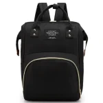 Sac à dos à langer polyvalent étanche pour sorties bébé noir Sac à dos à langer polyvalent étanche pour sorties bébé noir