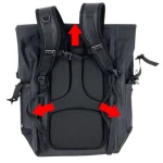Sac à dos de voyage étanche polyvalent pour trek kayak et randonnée renforts dos Sac à dos de voyage étanche polyvalent pour trek kayak et randonnée renforts dos