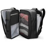 Sac à dos de voyage extensible et ergonomique ouvert Sac à dos de voyage extensible et ergonomique ouvert