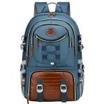 Sac à dos de voyage grande capacité imperméable et polyvalent bleu Sac à dos de voyage grande capacité imperméable et polyvalent bleu
