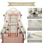 Sac à dos de voyage imperméable et confortable voyages