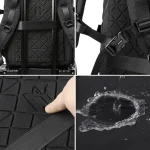 Sac à dos de voyage motard cycliste imperméable détails Sac à dos de voyage motard cycliste imperméable détails