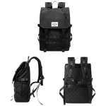 Sac à dos de voyage motard cycliste imperméable différents angles Sac à dos de voyage motard cycliste imperméable différents angles