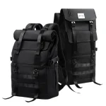Sac à dos de voyage motard cycliste imperméable roll top Sac à dos de voyage motard cycliste imperméable roll top