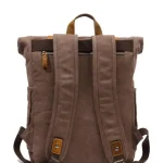 Sac à dos de voyage vintage en toile et cuir parfait pour aventuriers bretelles Sac à dos de voyage vintage en toile et cuir parfait pour aventuriers bretelles