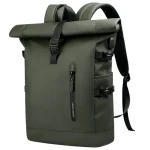 Sac à dos imperméable 25l roll top pratique et élégant pour voyager vert Sac à dos imperméable 25l roll top pratique et élégant pour voyager vert